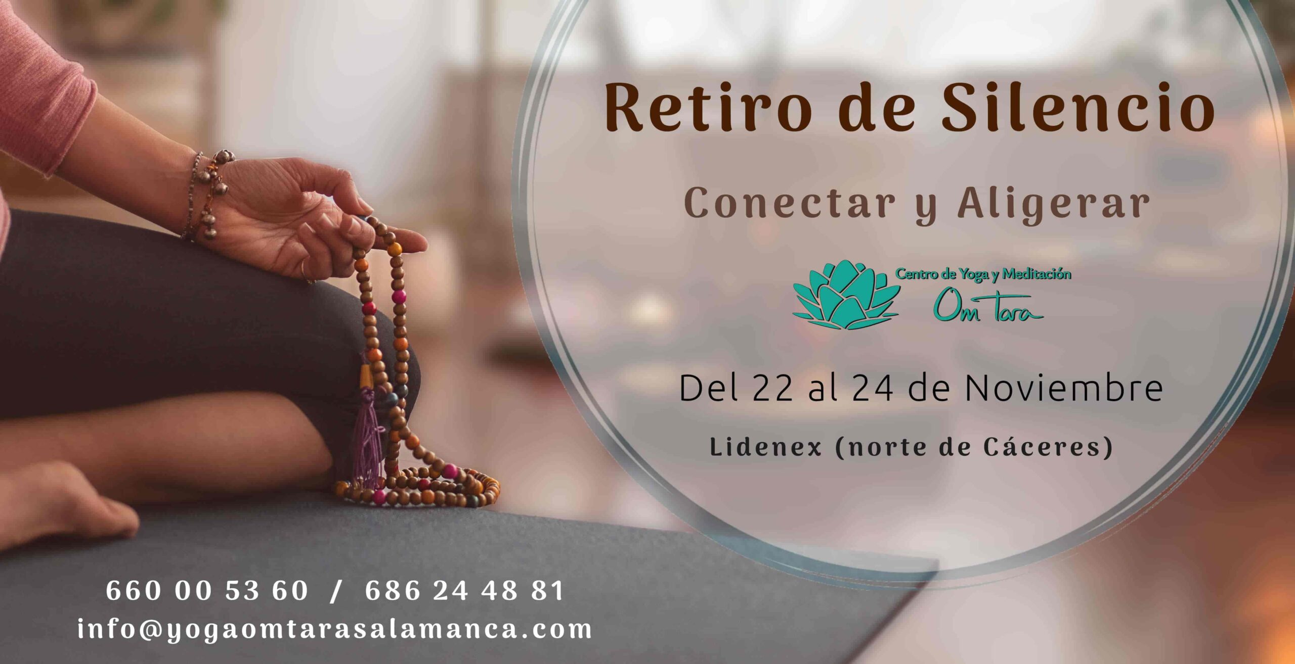 Retiro de Silencio Yoga Om Tara Salamanca 2024